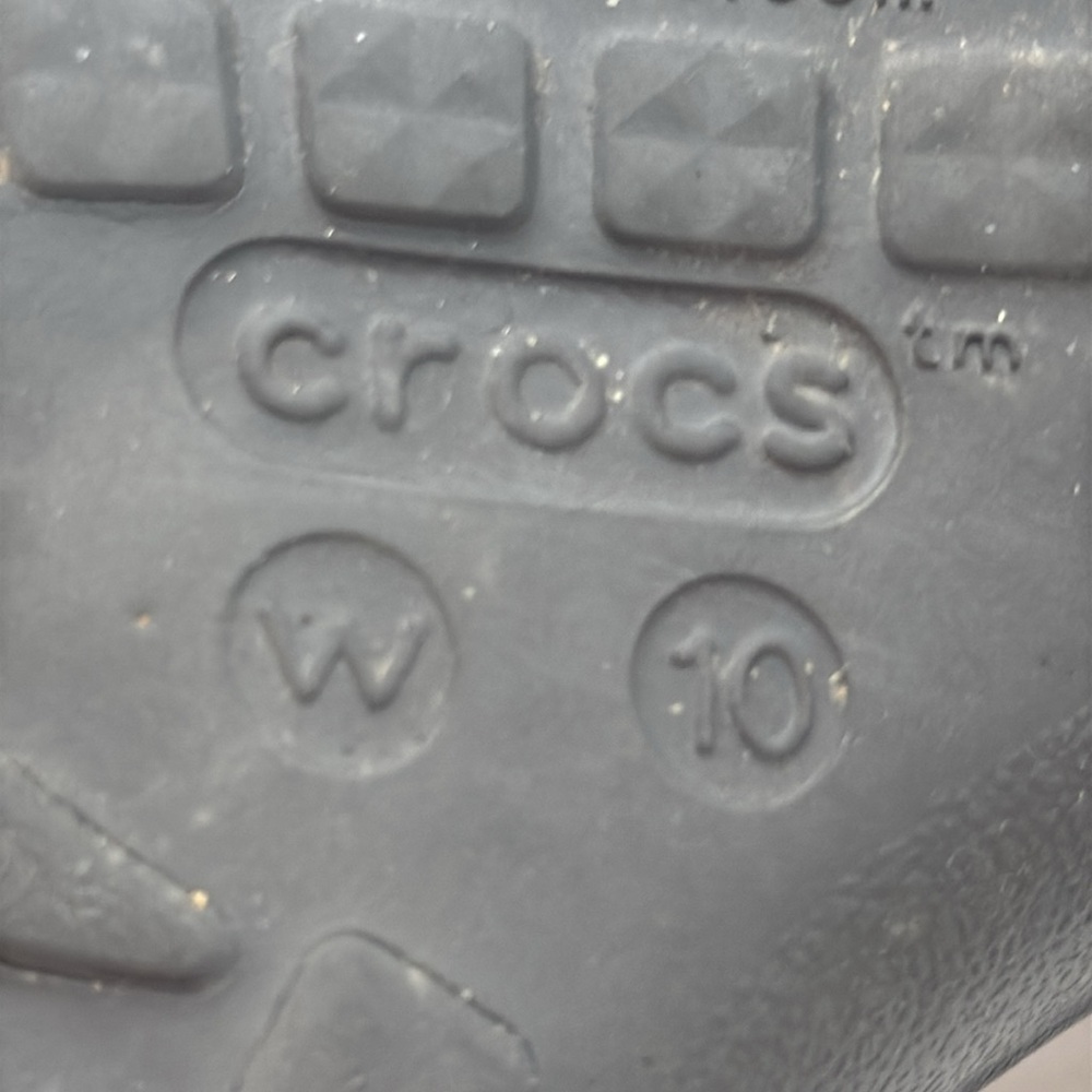 CROCS Women's Black Sandals Size 10 FFT8562F - Picture 6 of 6